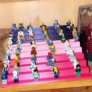 Lego mini figures stand mini figures not included